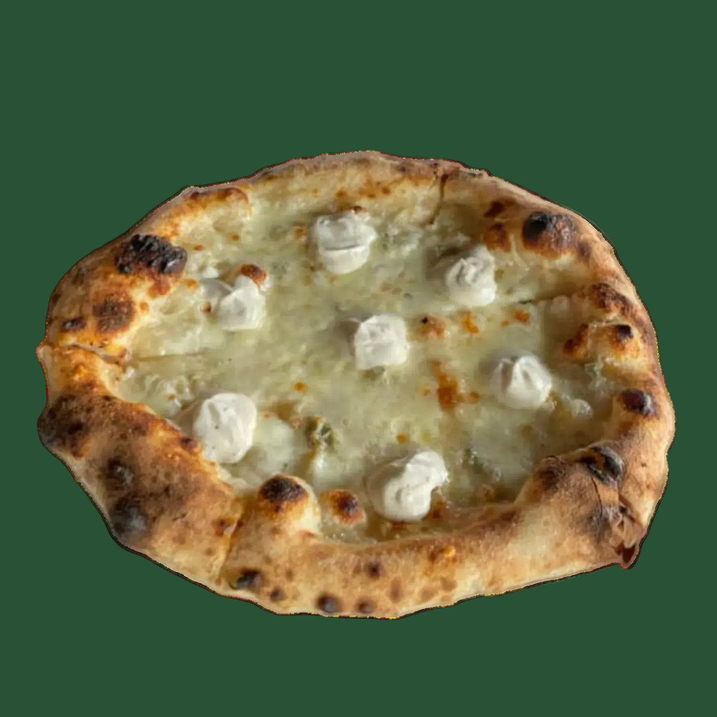 Pizza quattro formaggi (vegetariană)