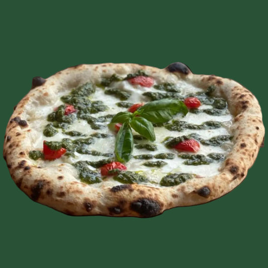 Pizza pesto (vegetariană)
