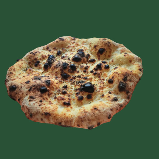 Focaccia cu usturoi și grana padano (focaccia artizanală cu maia naturală) - Maia e farina Brașov