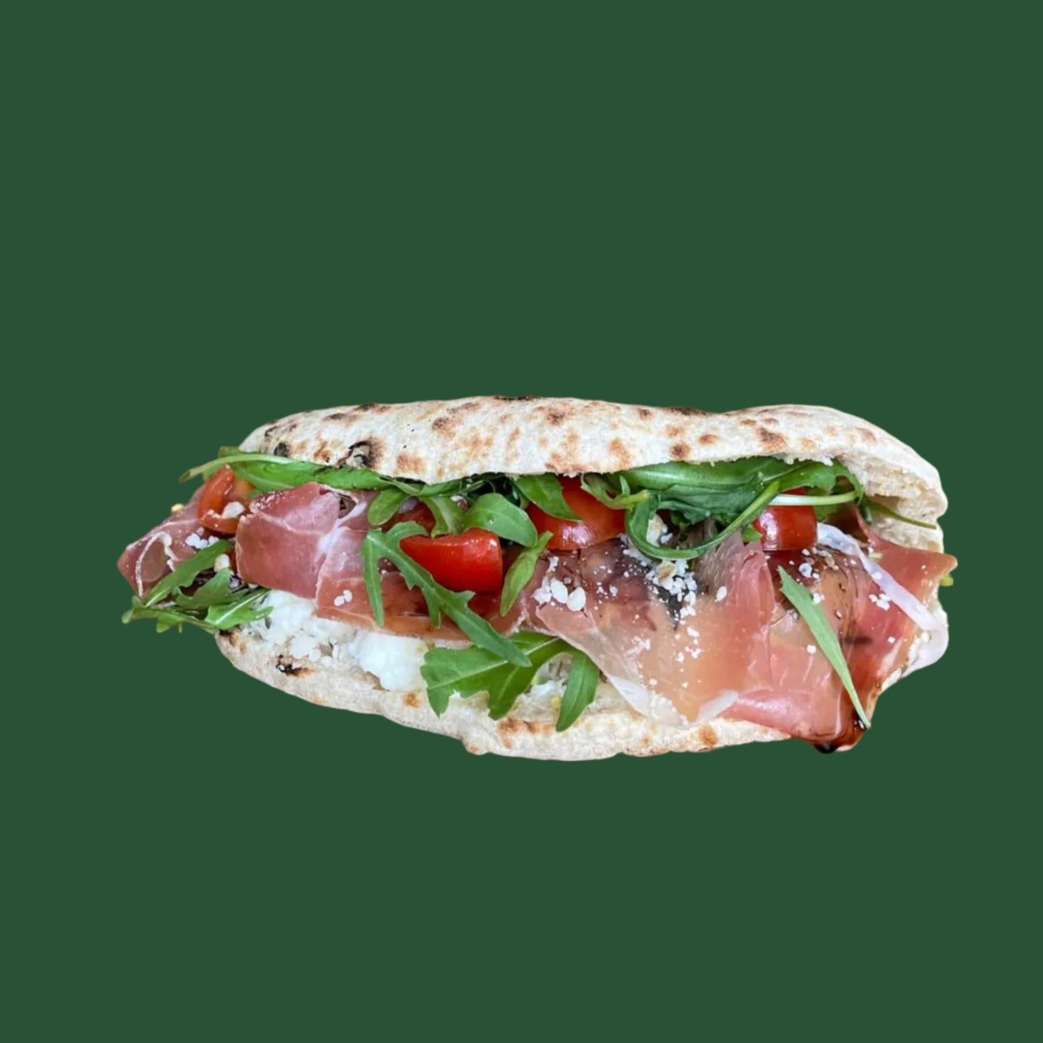 Panuozzo prosciutto crudo (sandwich napoletan cu maia) - Maia e farina Brașov