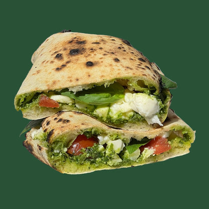 Panuozzo (sandwich) pesto (vegetarian) - Maia e farina Brașov