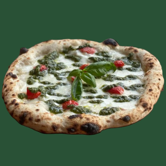 Pizza pesto (vegetariană) - Maia e farina Brașov
