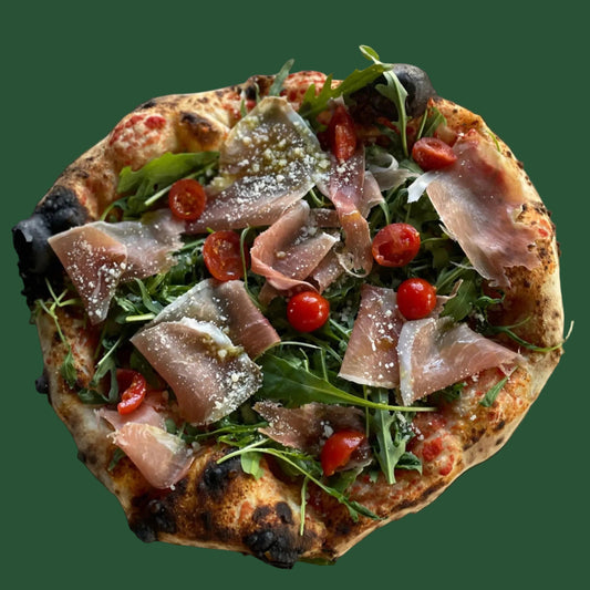 Pizza prosciutto crudo - Maia e farina Brașov